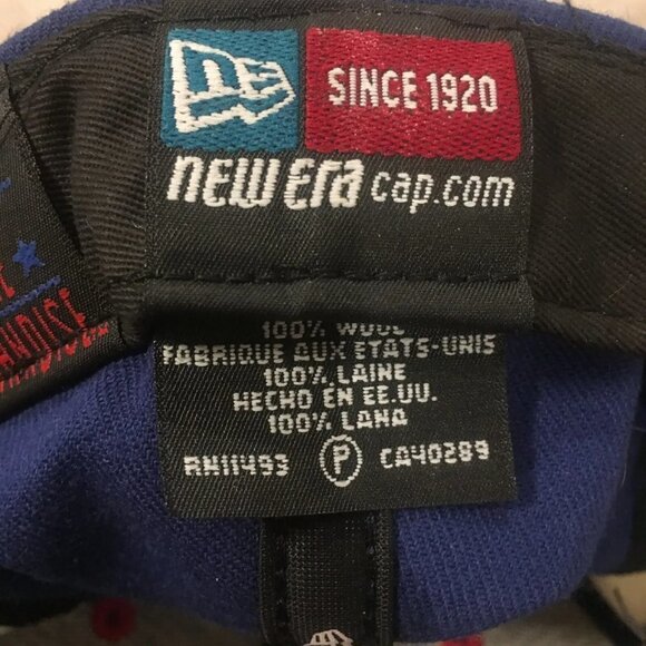 59FIFTY Chicago Cubs Two Tone White Blue C Patch Wool Baseball Hat Cap 7 3/8 NEW - Picture 11 of 13